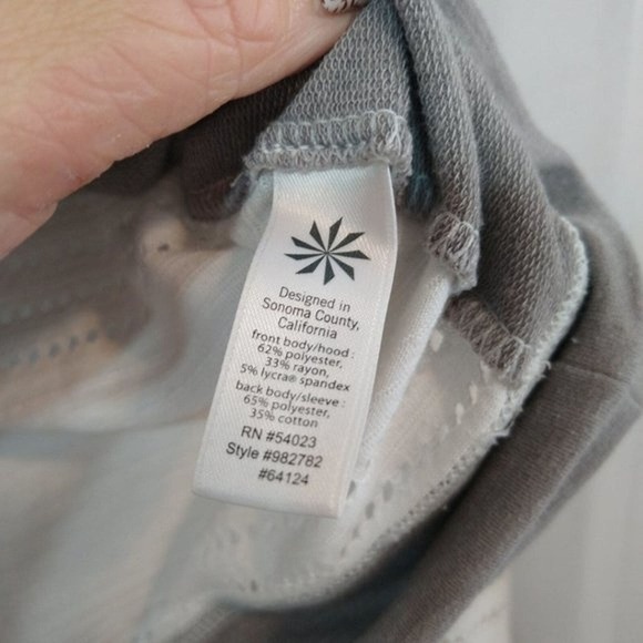 Athleta Womens Hoodie Limitless Pullover Cowl Neck Size XS - Picture 7 of 9